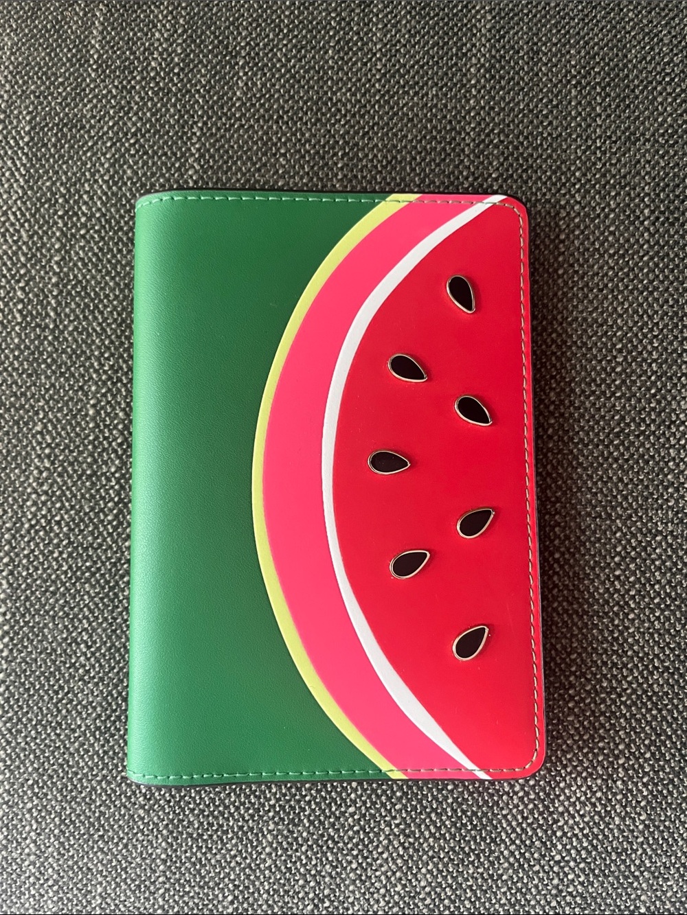 kate spade Watermelon Passport Cover - Green, Pink & Red